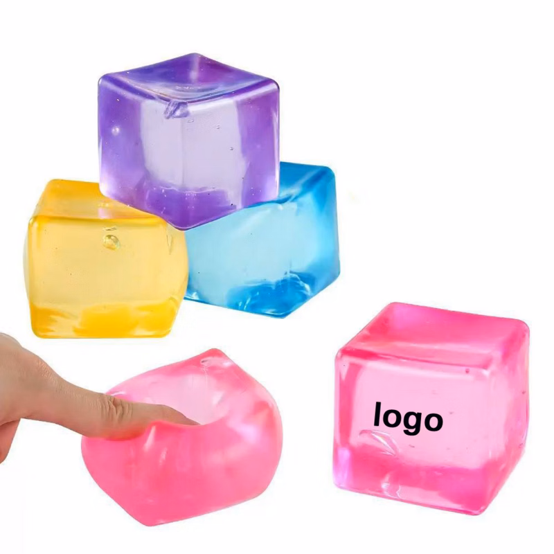Custom Cube-Shaped Squeeze Toy