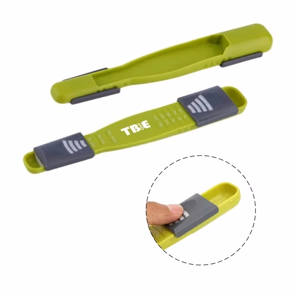 Custom Graduated Dual Scale Measuring Spoon — Culinary Precision Tool