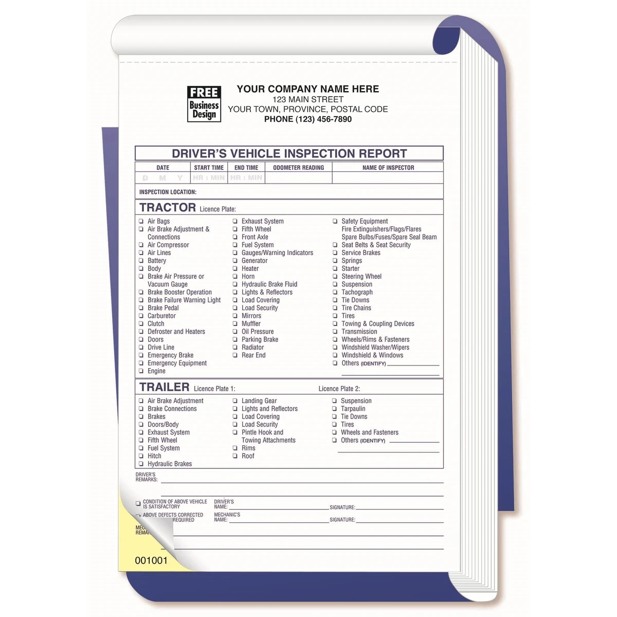 Drivers Vehicle Inspection Books 1
