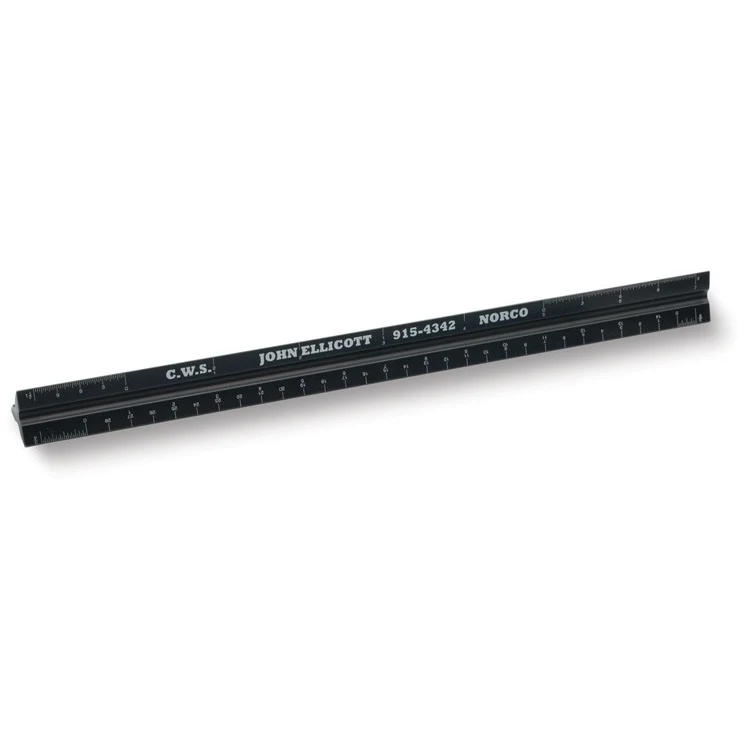 30cm Metric Architect Triangular Solid Scale 1