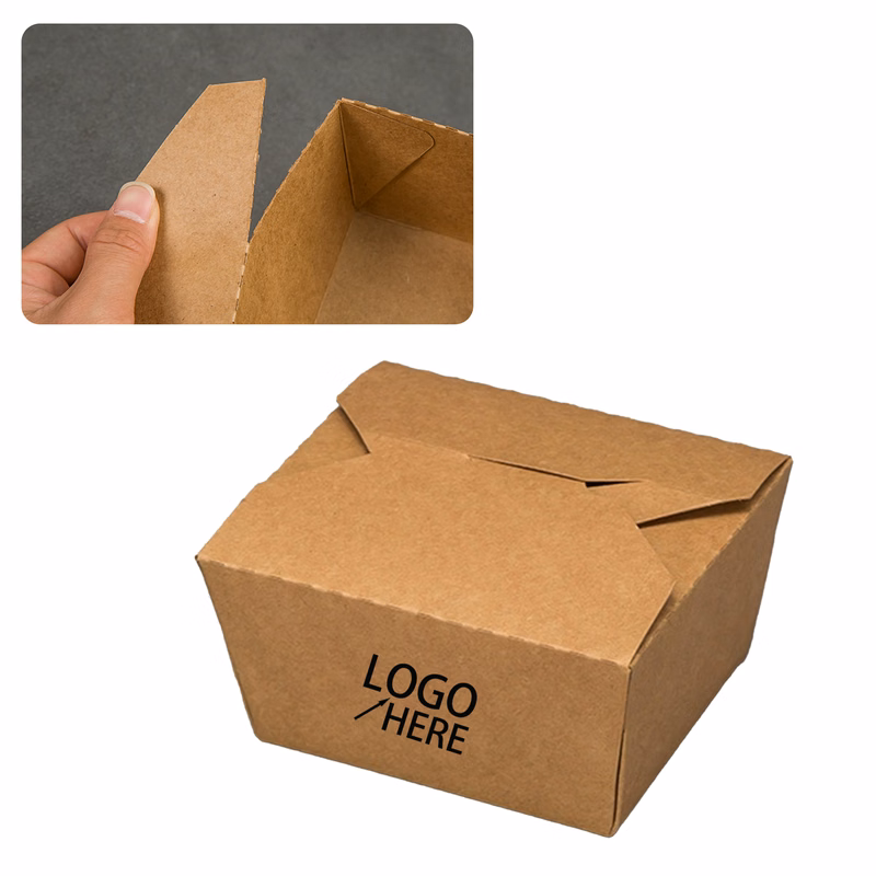 Kraft Paper Lunch Box for Packing
