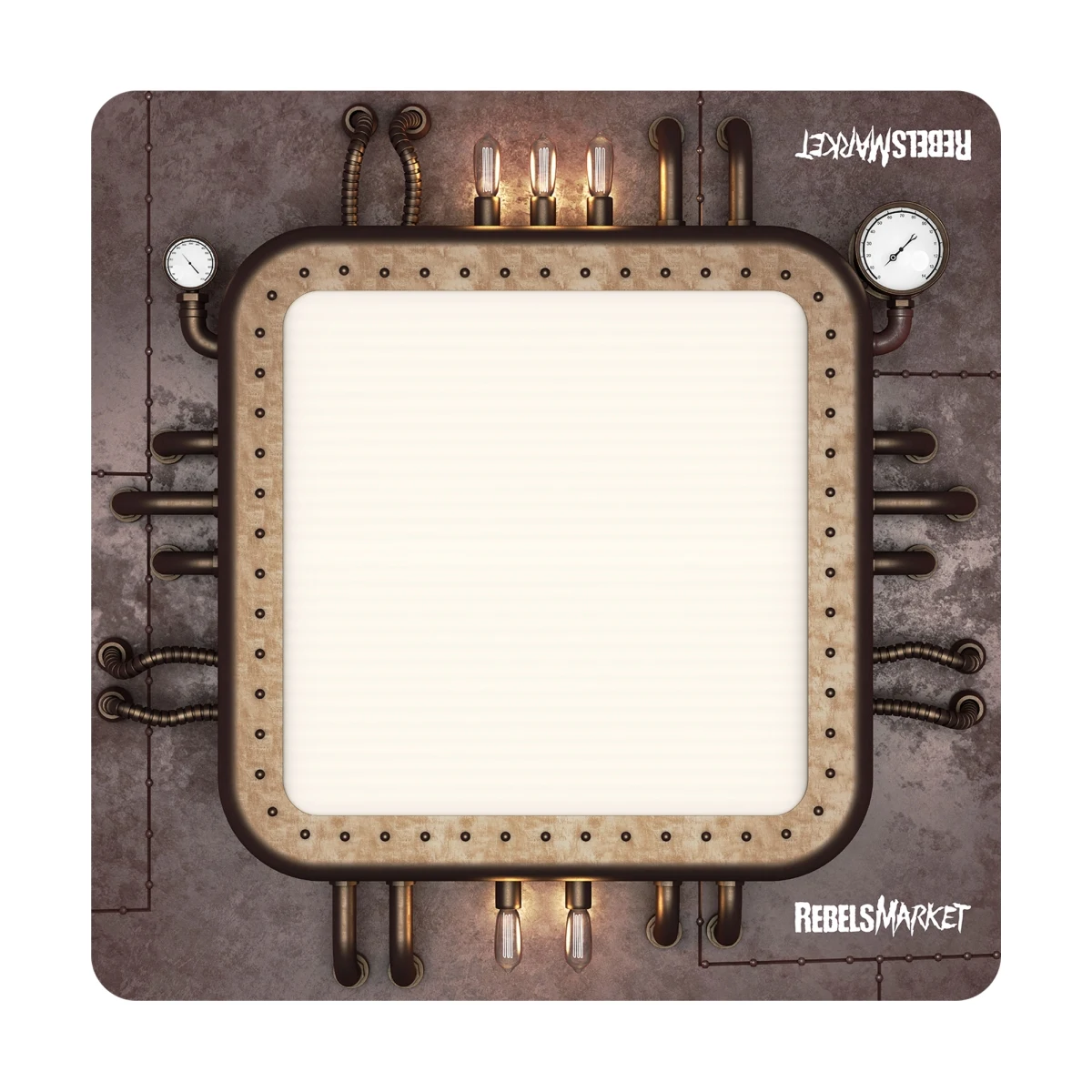 High Resolution Dye-Sublimated Gaming Mat w/Fabric Surface & Heavy Duty Backing (20"x20") Square 1