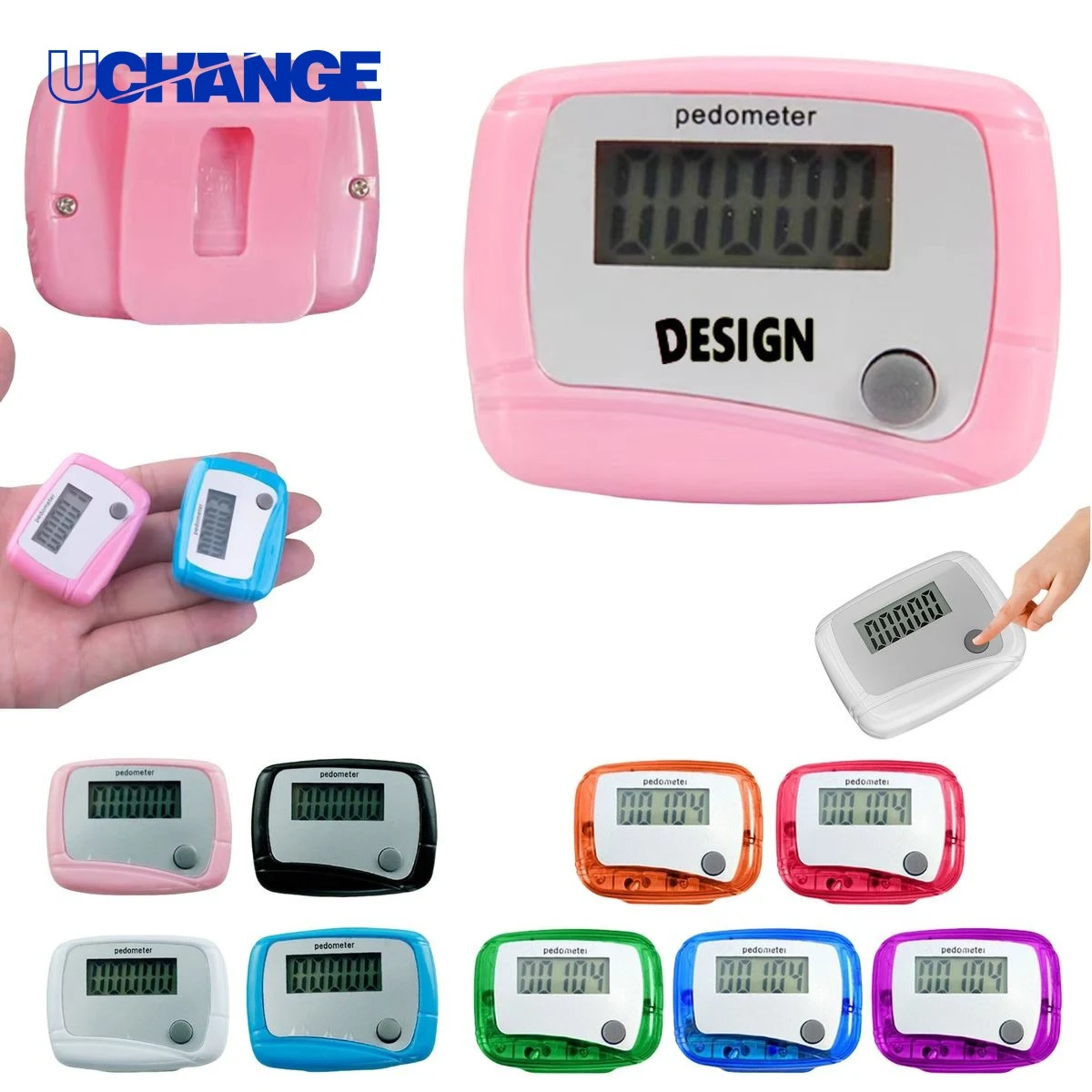 Portable Step Counter Pedometer Device 1