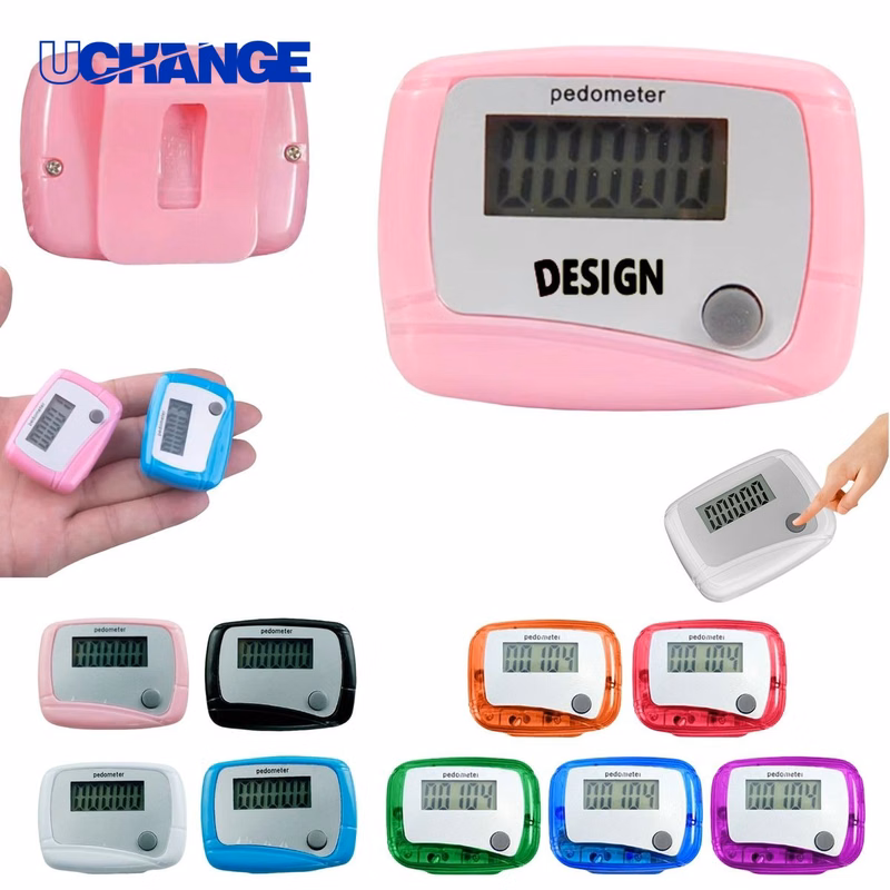 Portable Step Counter Pedometer Device