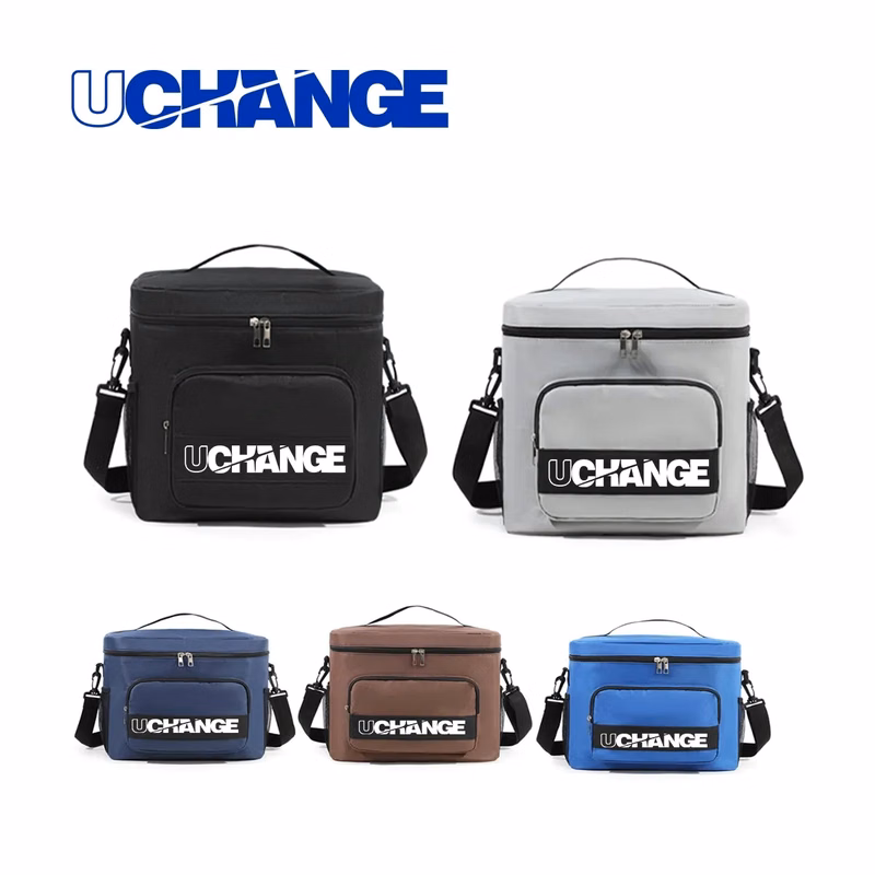 Insulated Lunch Cooler Bag With Front Pocket