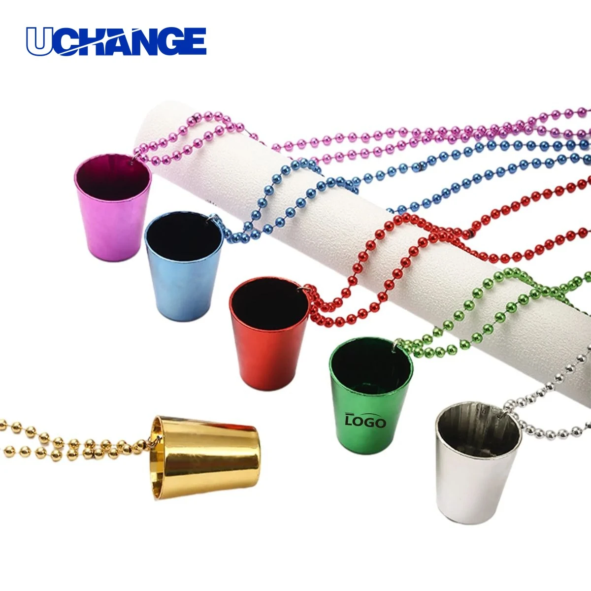 Festival Plastic Cup Necklace 1