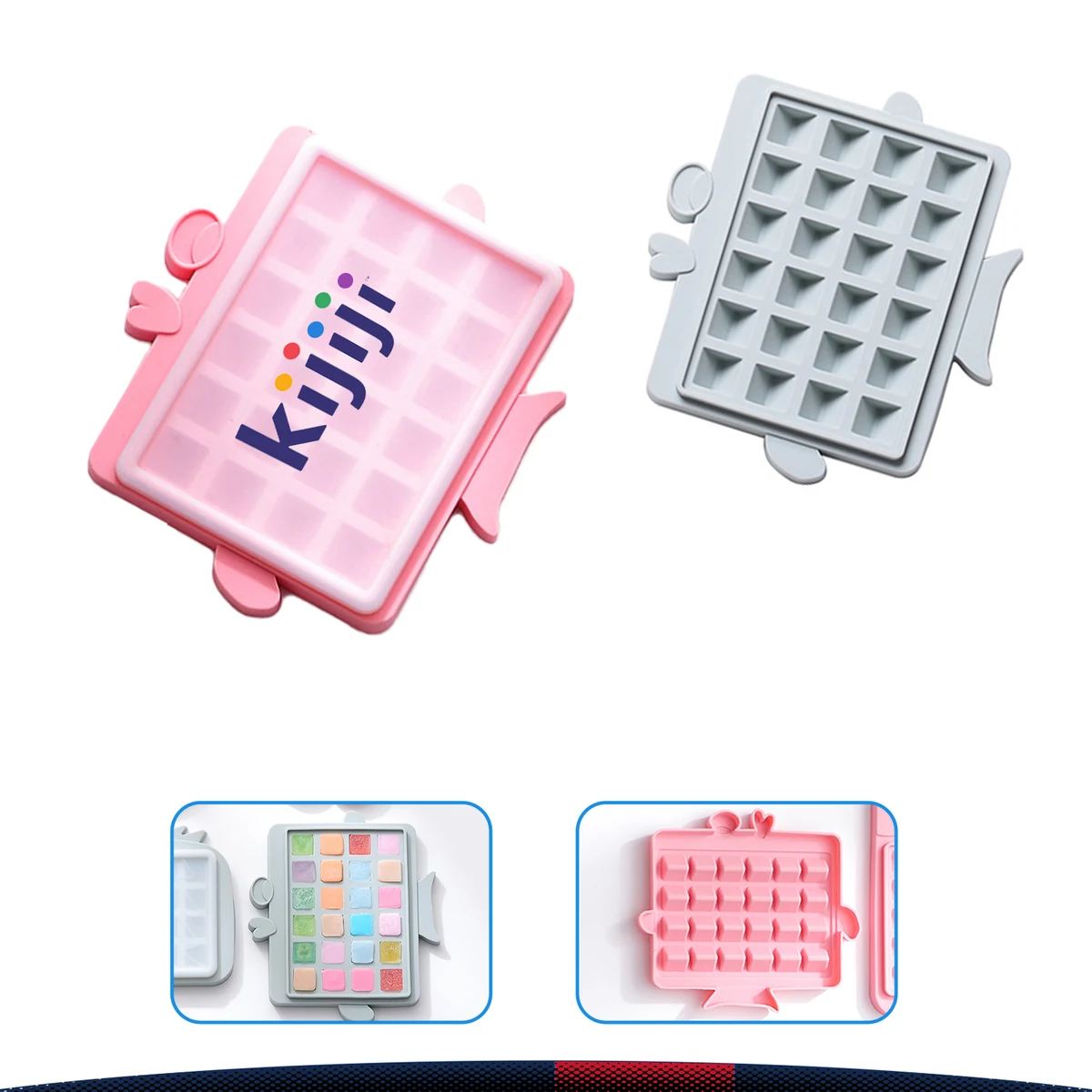 Fishing Cylinder Ice Cube Trays 1