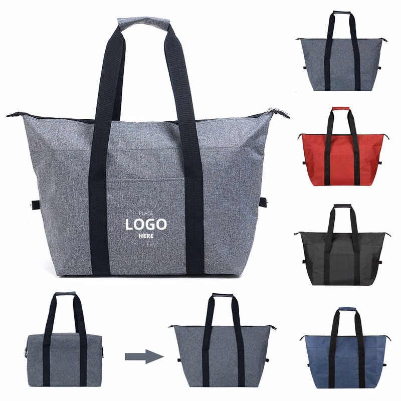 Insulated Oxford Lunch Bag - Foldable Design