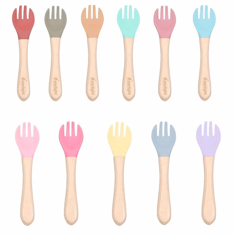 Baby Silicone Fork with Babmoo Handle
