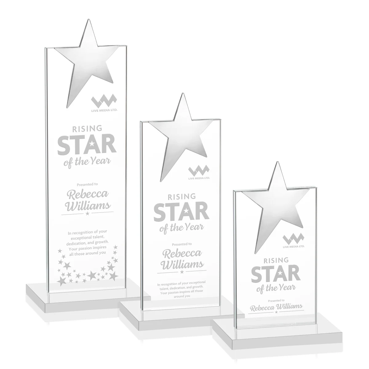 Bryanston Chrome Star Award - White 1