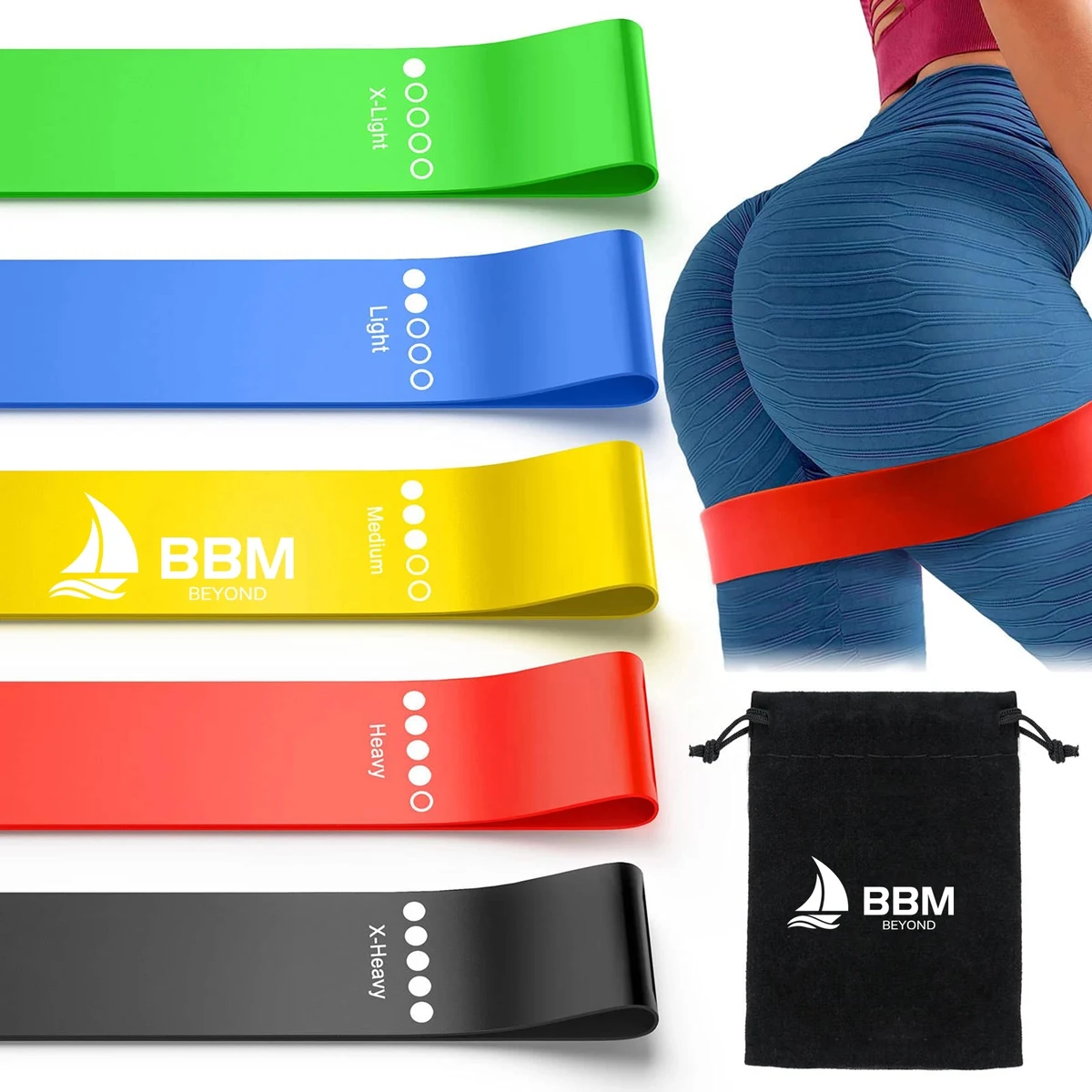 5-Piece Athletic Resistance Exercise Band 1