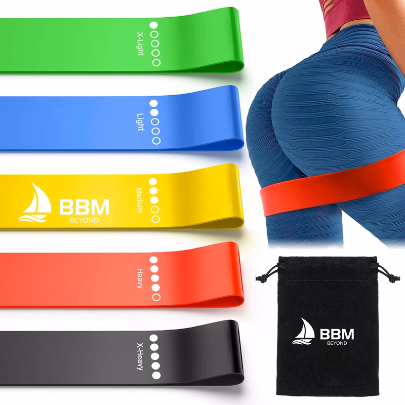 5-Piece Athletic Resistance Exercise Band