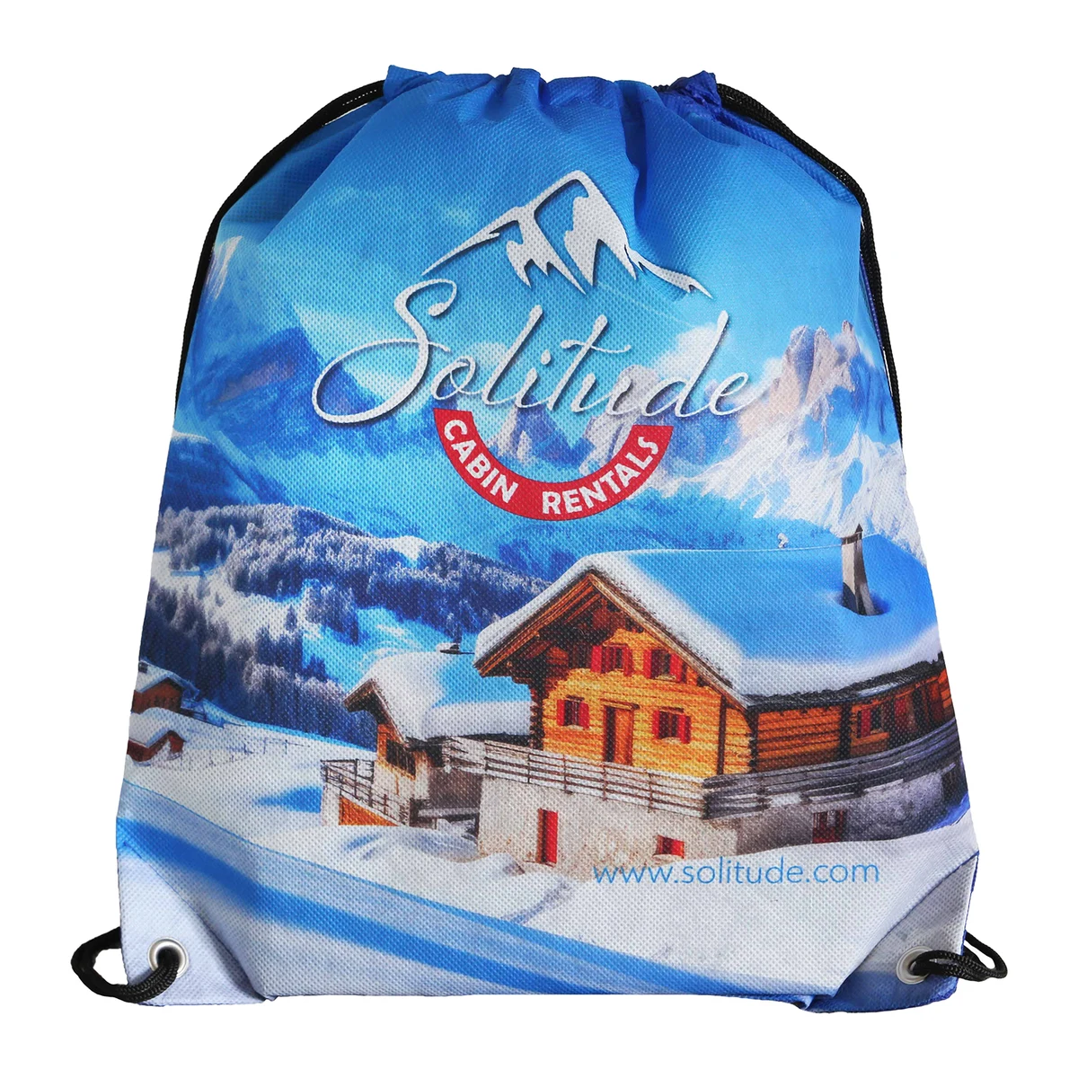 80GSM Non woven Drawstring Backpack 1