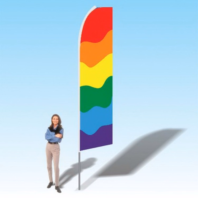 15FT Rainbow Advertising Banner Flag