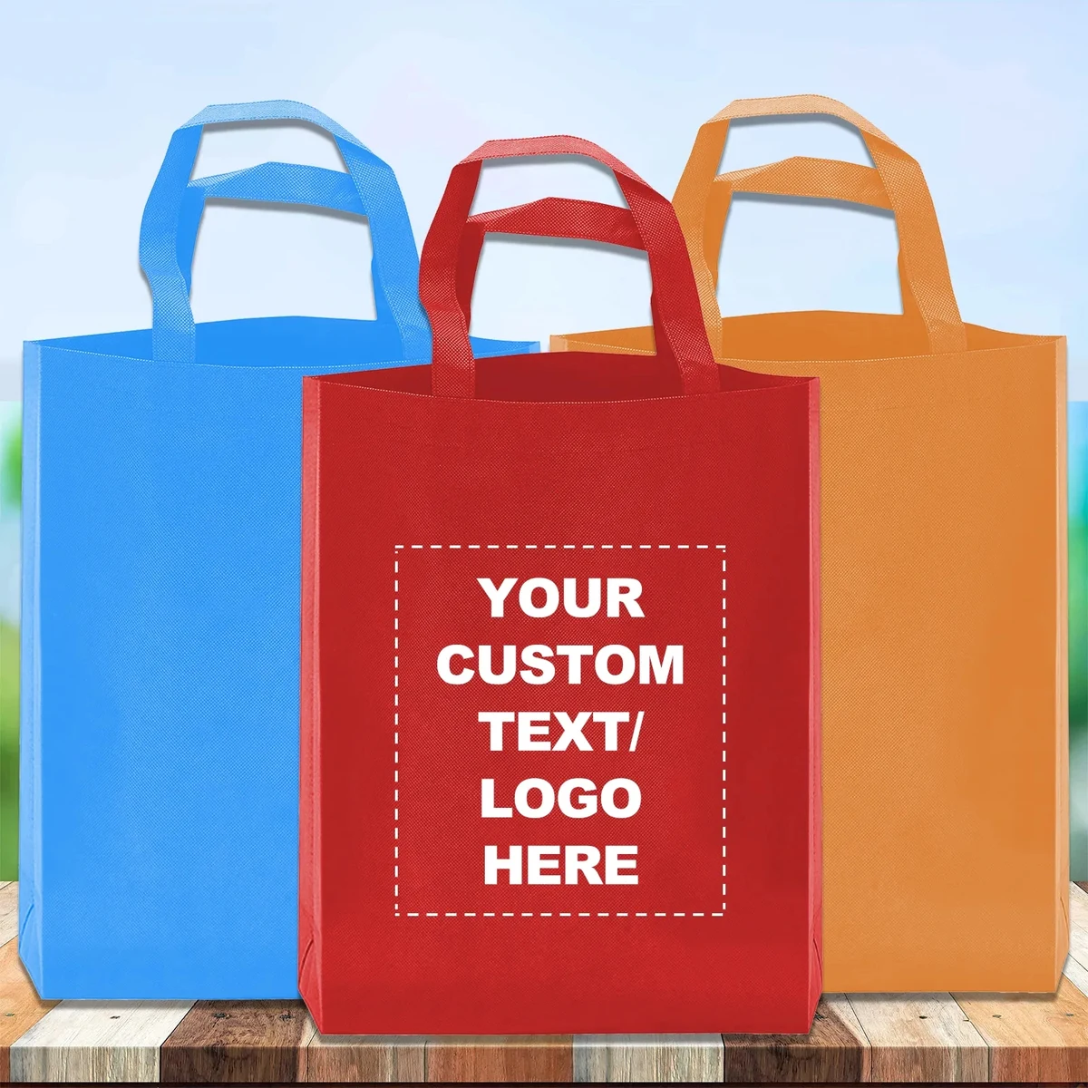 Reusable Non Woven Tote Bag with Handles 1
