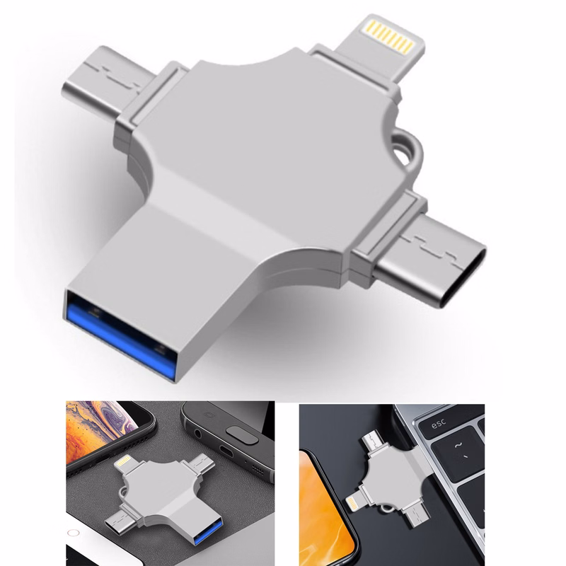 128GB Multifunctional Flash Drive for Mobile Phone and PC