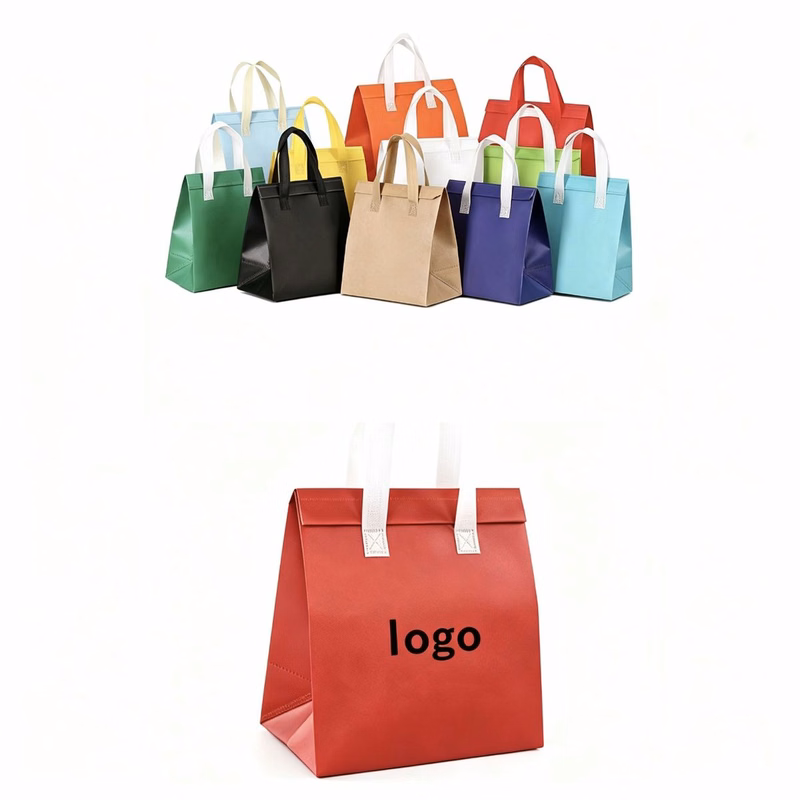 Custom Printed Laminated Non Woven Thermal Cooler Tote Bag