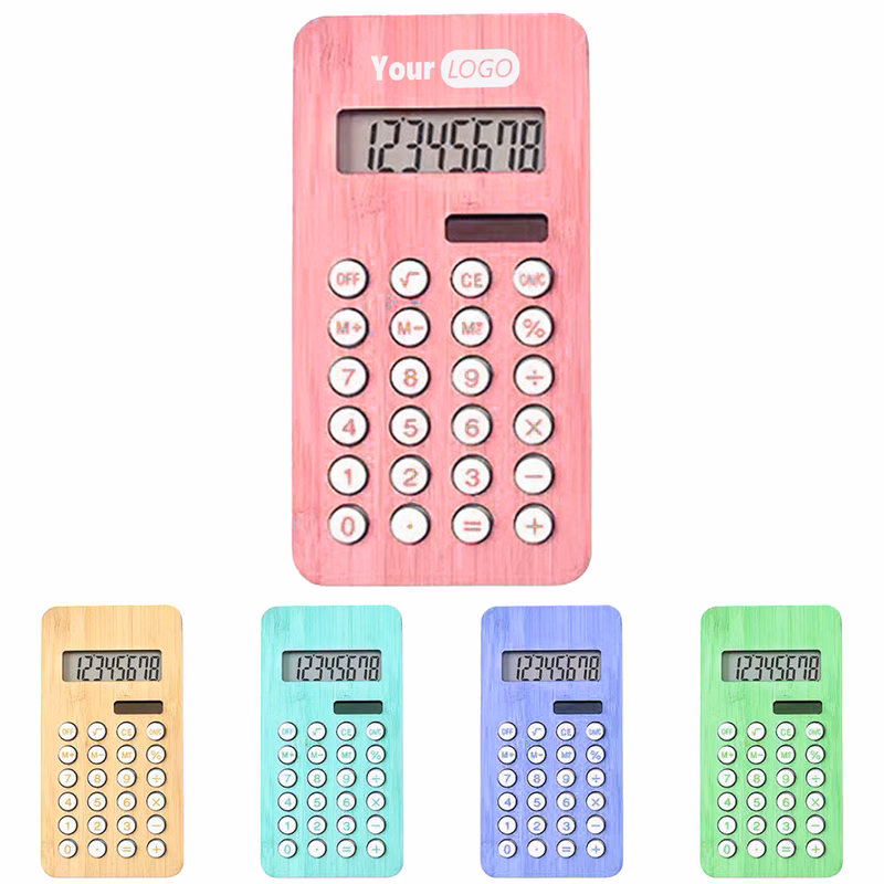 Bamboo Eco-Friendly Solar Calculator