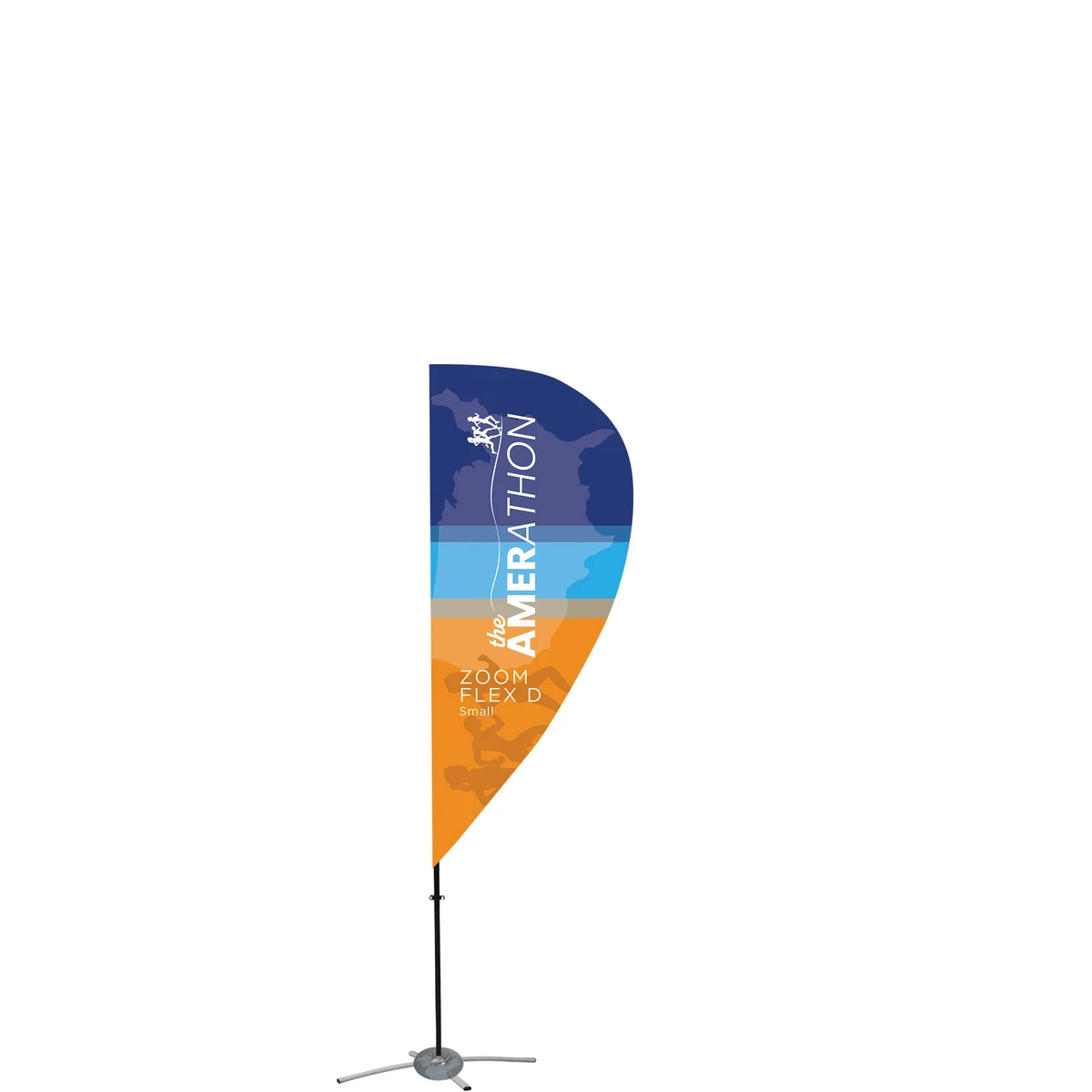 Zoom Flex D-Shaped Flag Small 1