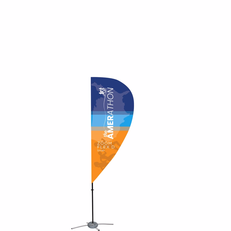 Zoom Flex D-Shaped Flag Small