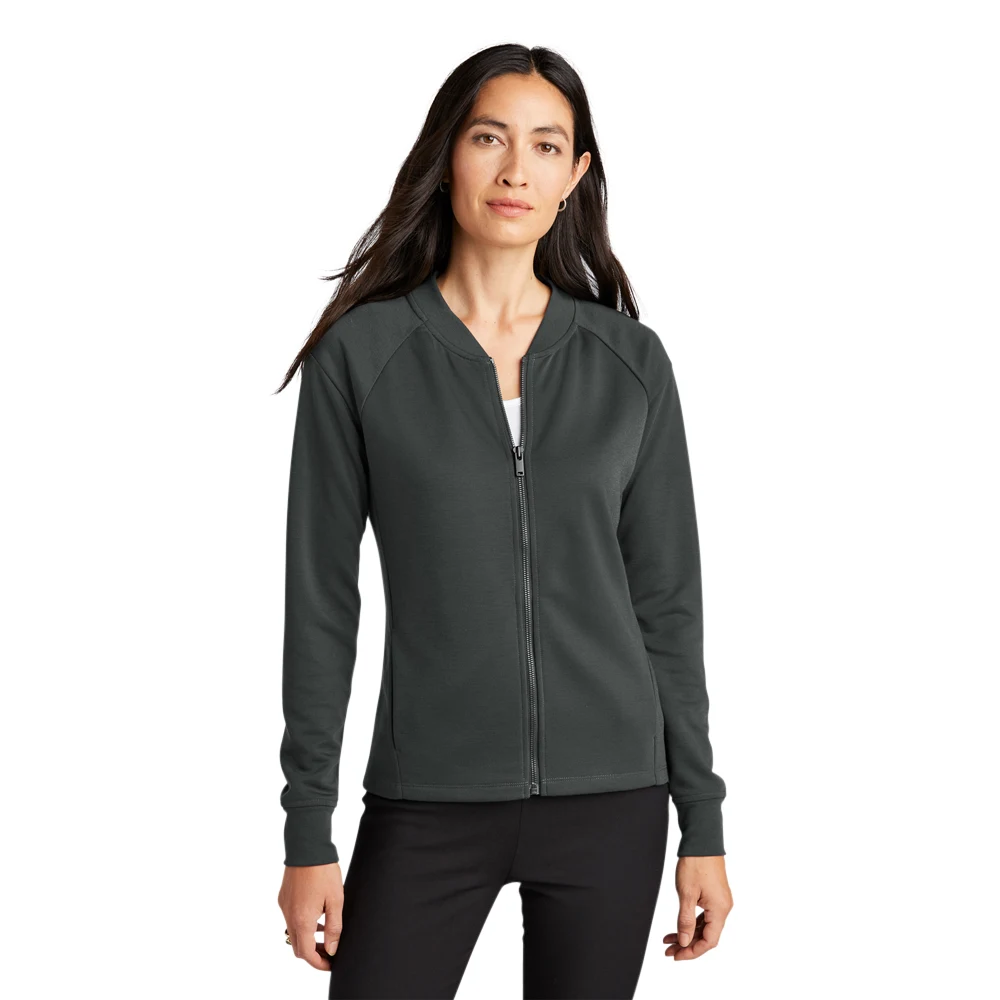 Women's Knit Bomber Jacket 1