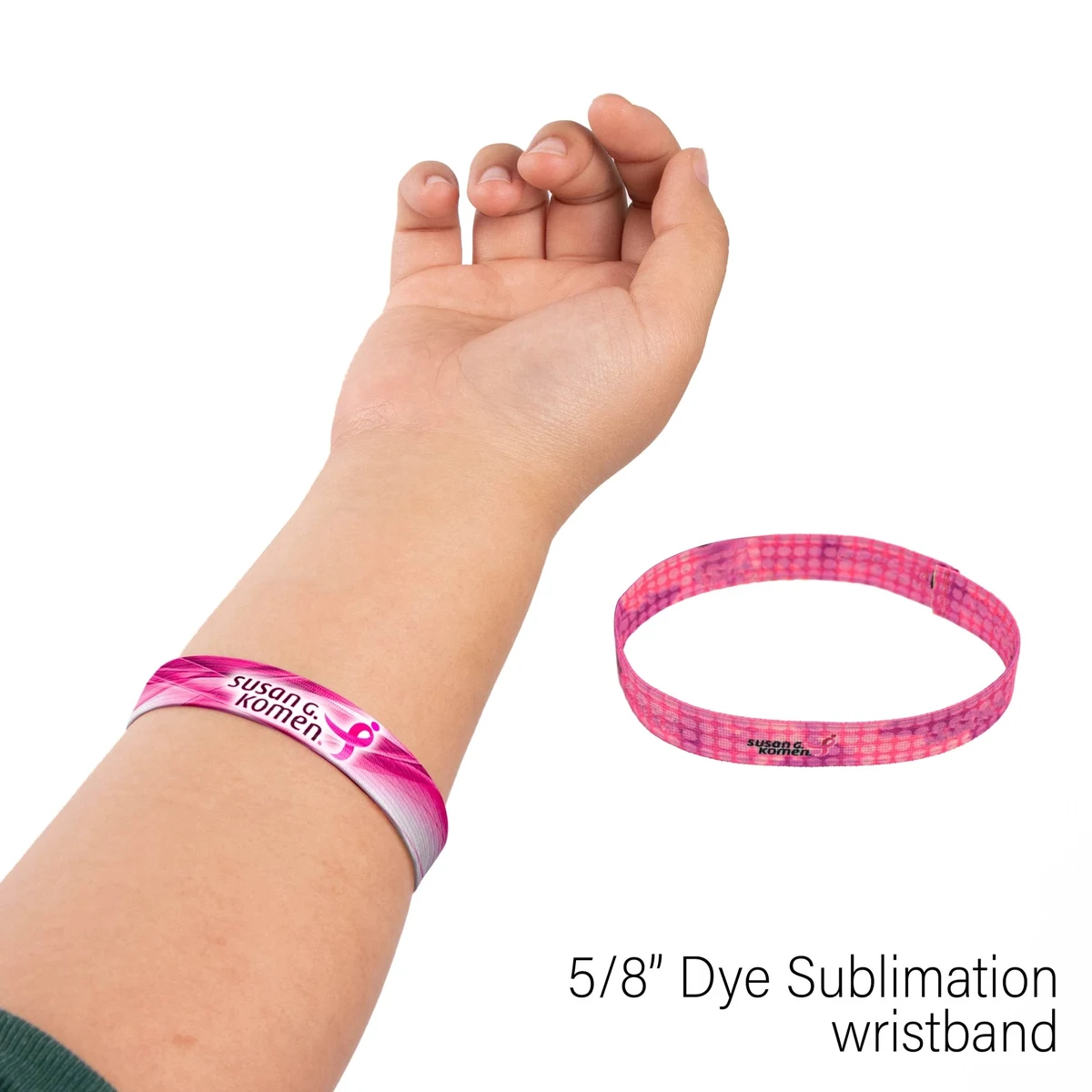 5/8" Wide Elastic Wrist Band 1