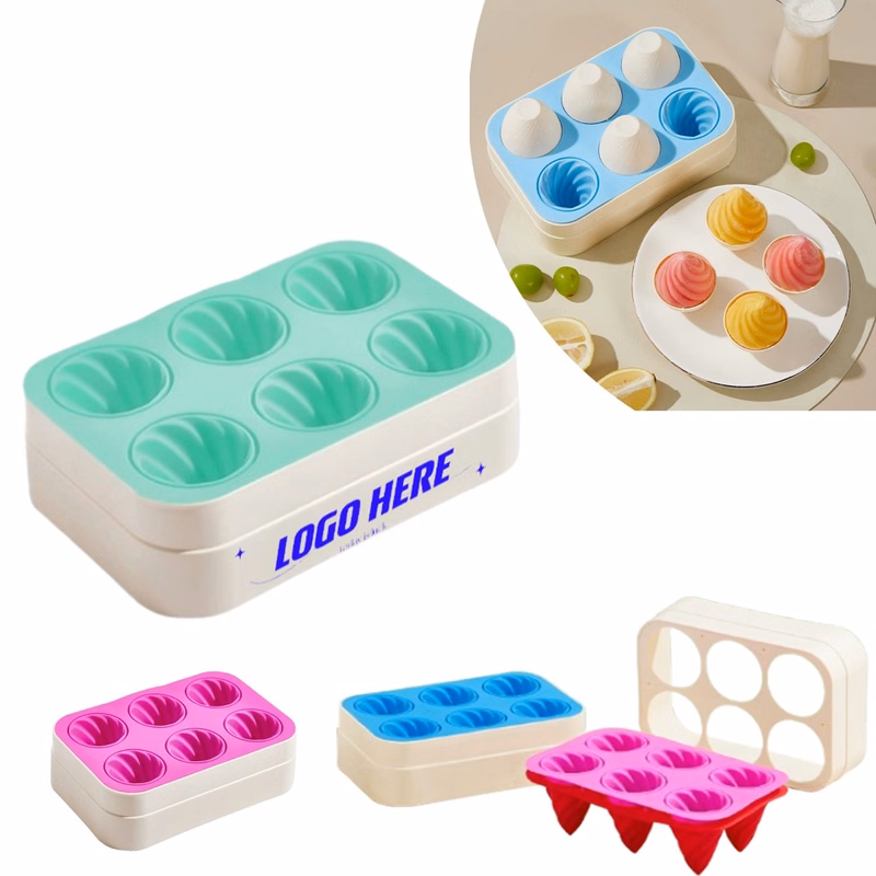 6 Pcs Cone Shape Ice Pop Mold