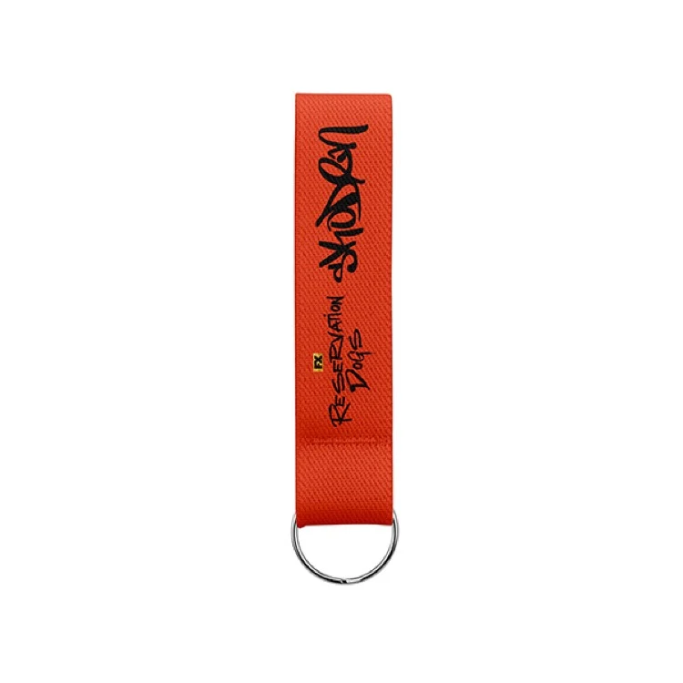 Wide Elastic Key Fob w/Split Ring 1