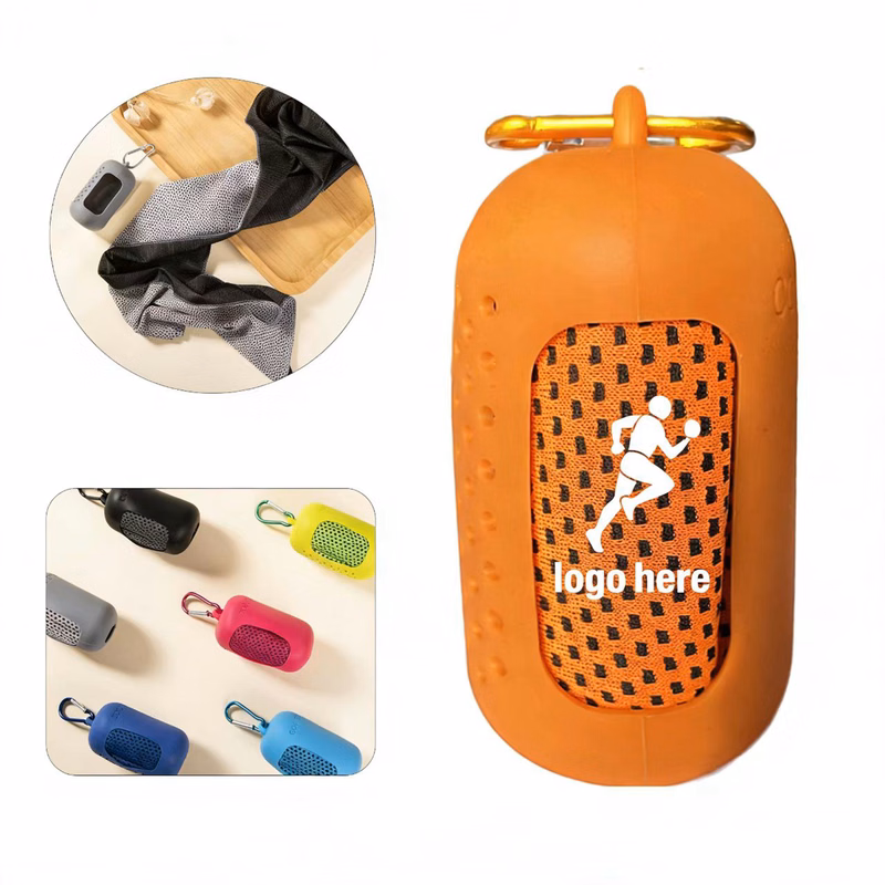 Silicone Sleeve Cooling Towel
