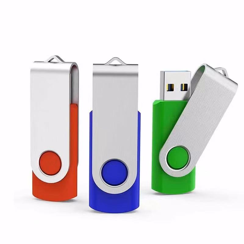 Custom Logo 4GB Metal Swivel Drives