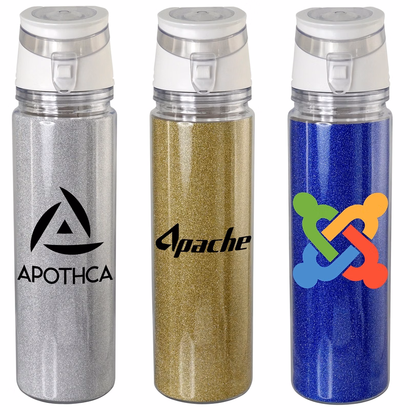 TRENDY 18 OZ. GLITTER BOTTLE