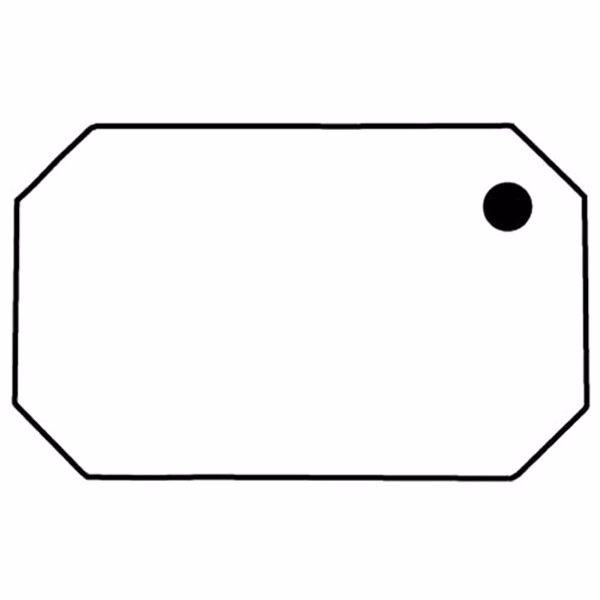 Rectangle 21 Key Tag - Spot Color