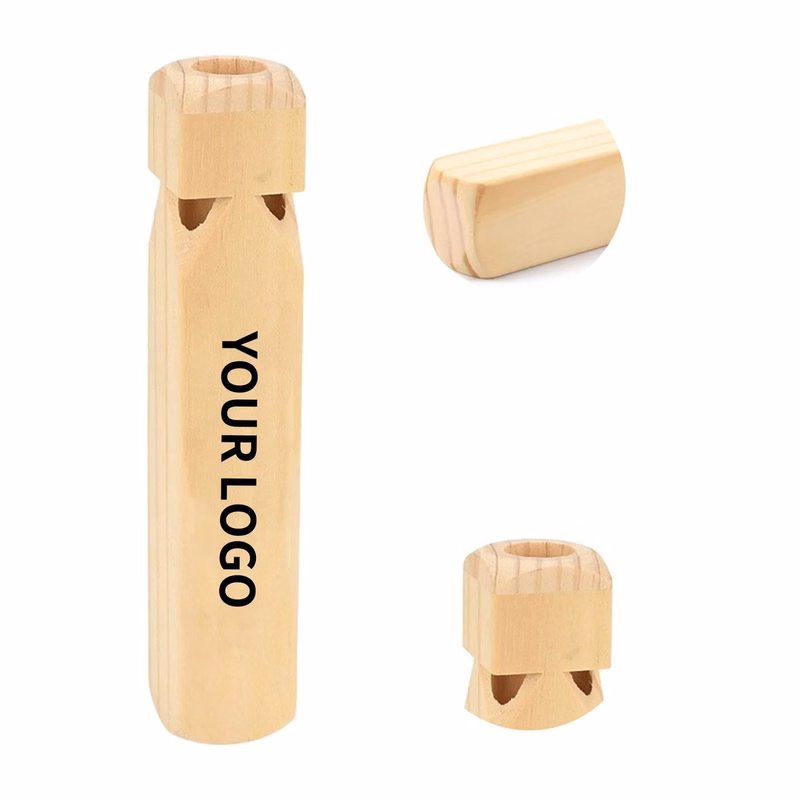 Natural Wood Whistle with Classic Train Noise