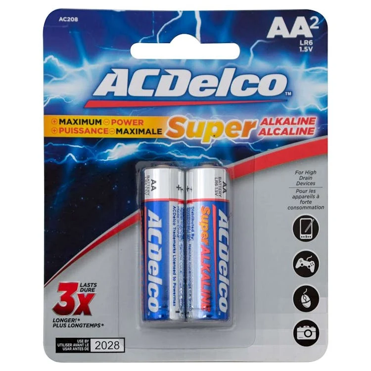 ACDelco AA Alkaline Batteries - 2 Pack 1