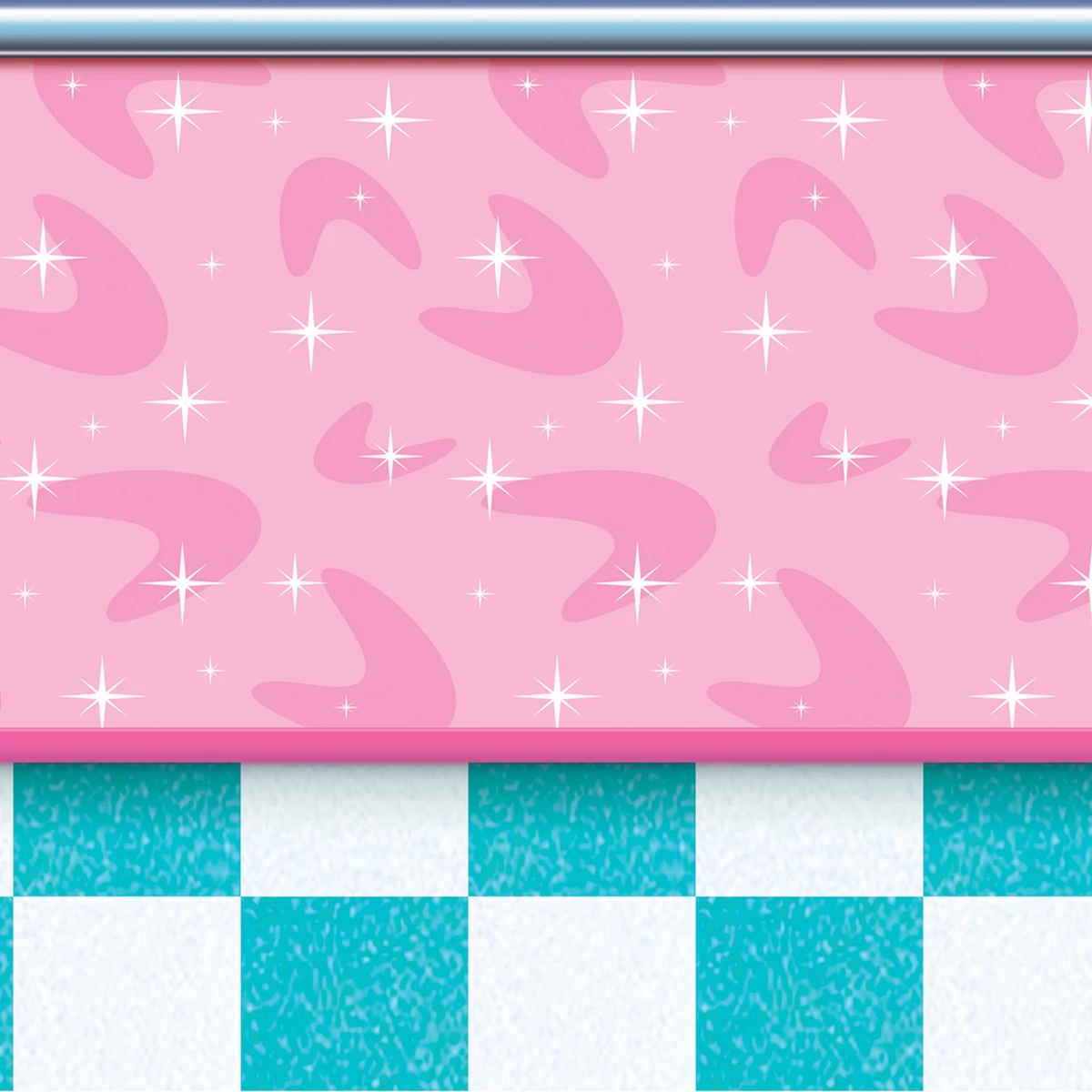 50's Soda Shop Backdrop 1
