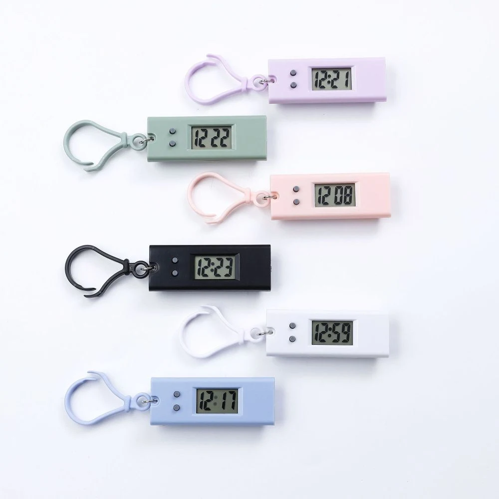 Mini Digital Keychain Watch with Clip for Students 1