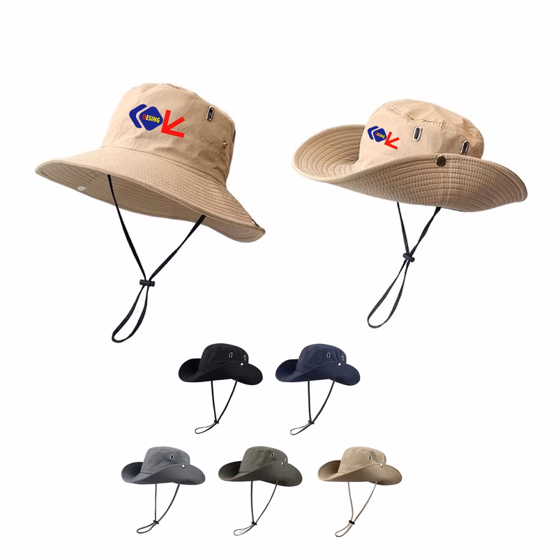 MOQ30 UV Protection Premium Wide Brim Sun Bucket Hat