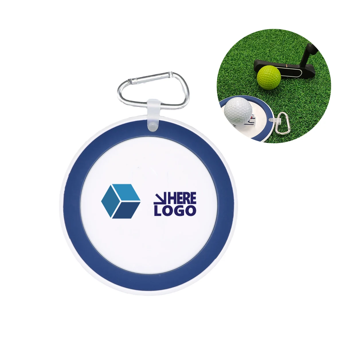 PVC Golf Club and Ball Luggage Tag 1