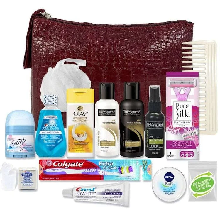 Women's Premium Travel Kit 16 Pieces 1