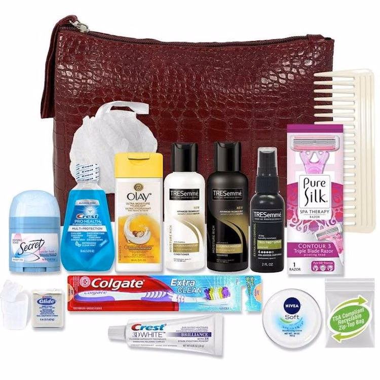 Women's Premium Travel Kit 16 Pieces