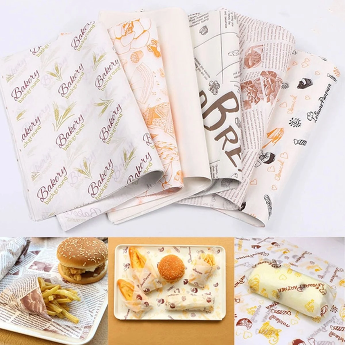 Grease Resistant Food Warpping Paper 1