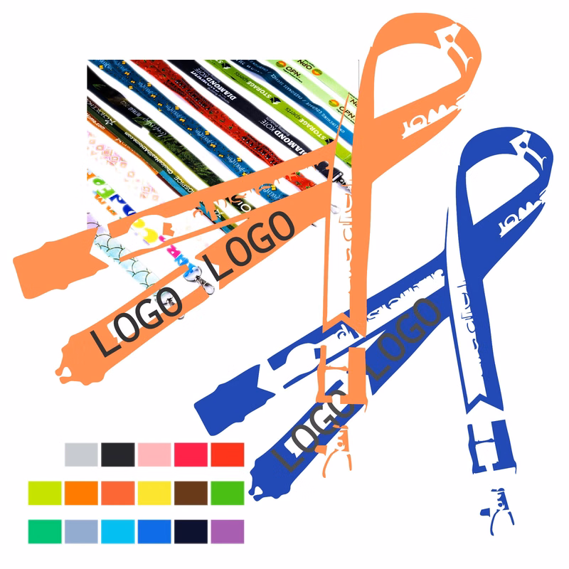 3/4" Polyester Full Color Sublimated Lanyard