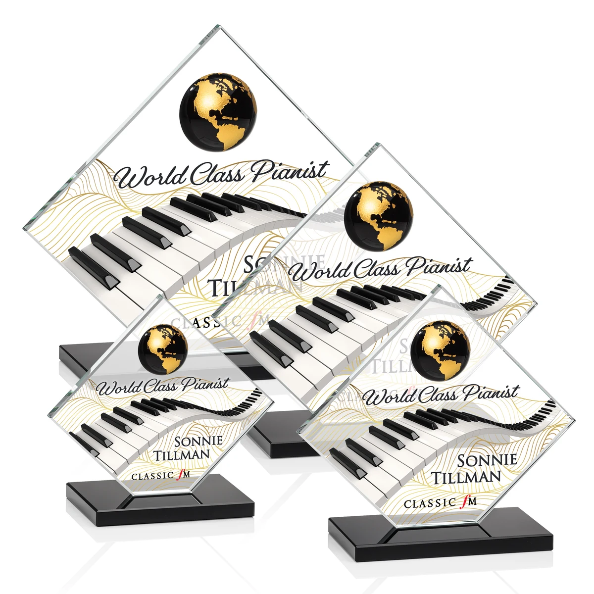 Ferrand VividPrint™ Award - Black/Gold 1