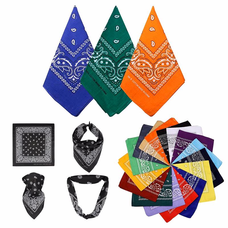 Custom Paisley Full Print Bandanna