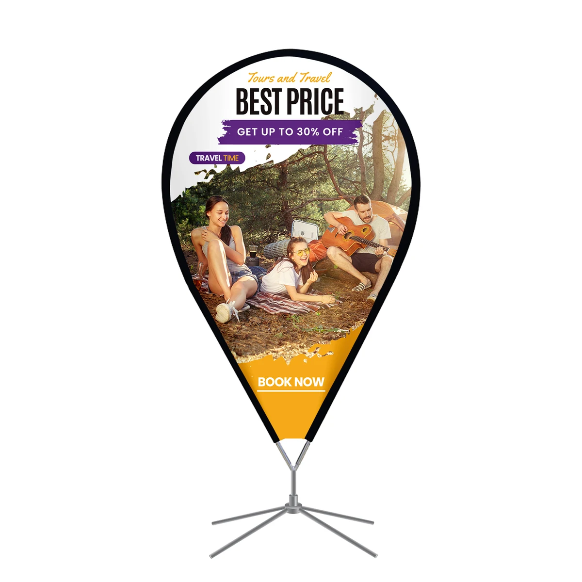 Pinpoint Flags, Double Sided package (43" x 86") 1