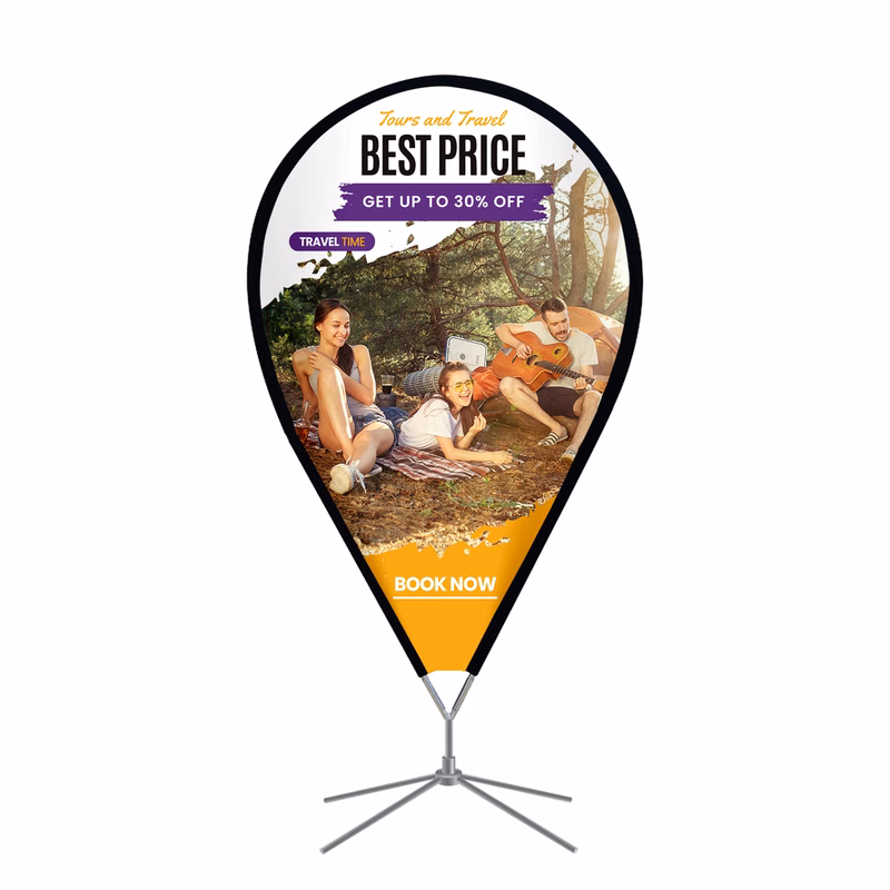 Pinpoint Flags, Double Sided package (43" x 86")