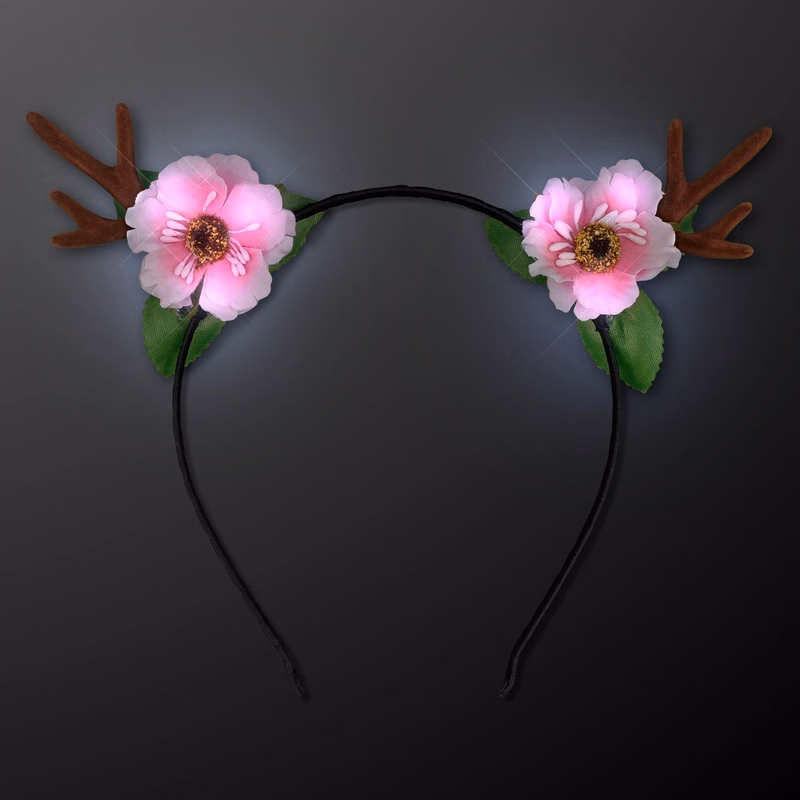 Light Up Deer Antler Headband