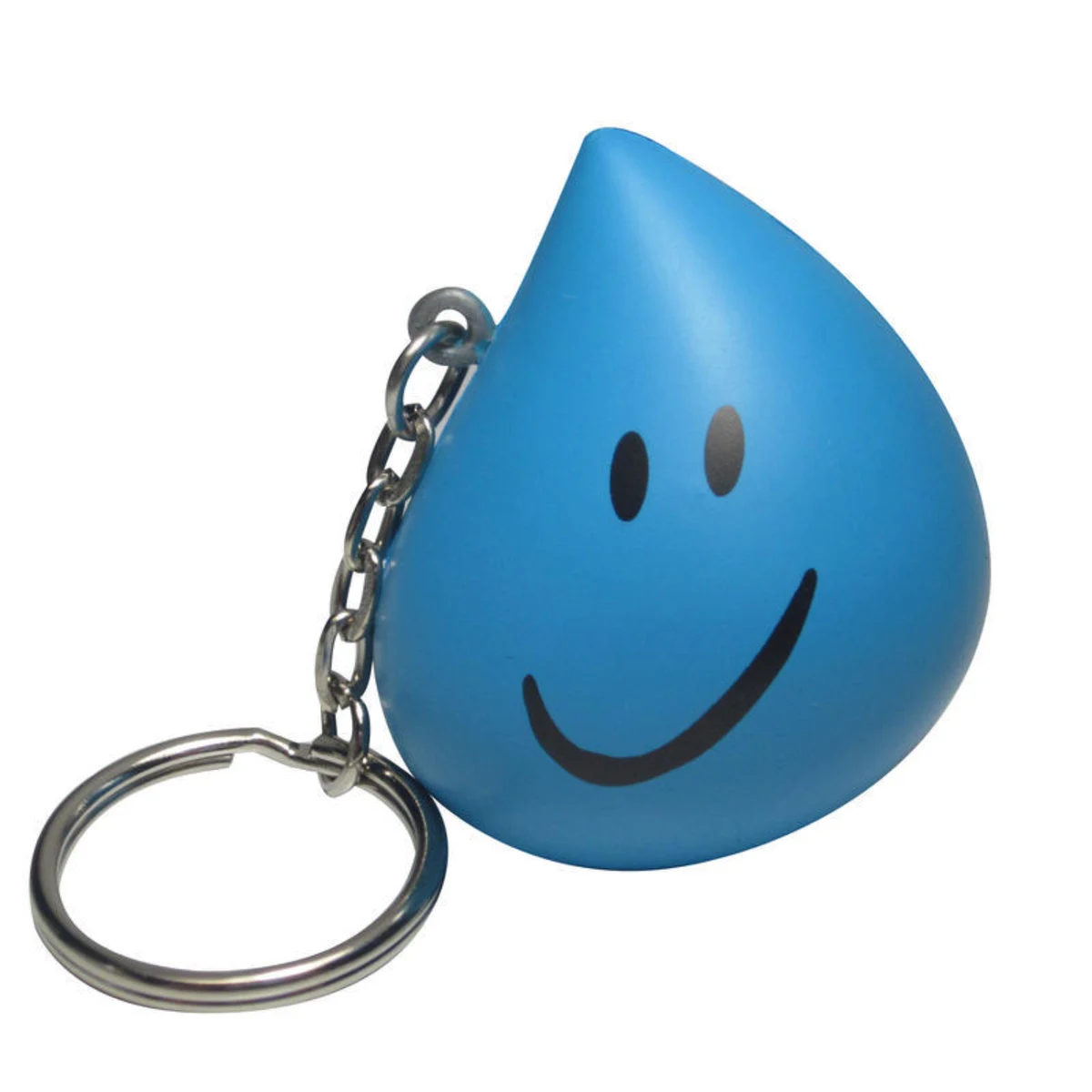 Water Drop Shaped Soft Stress Reliever Keychain 1