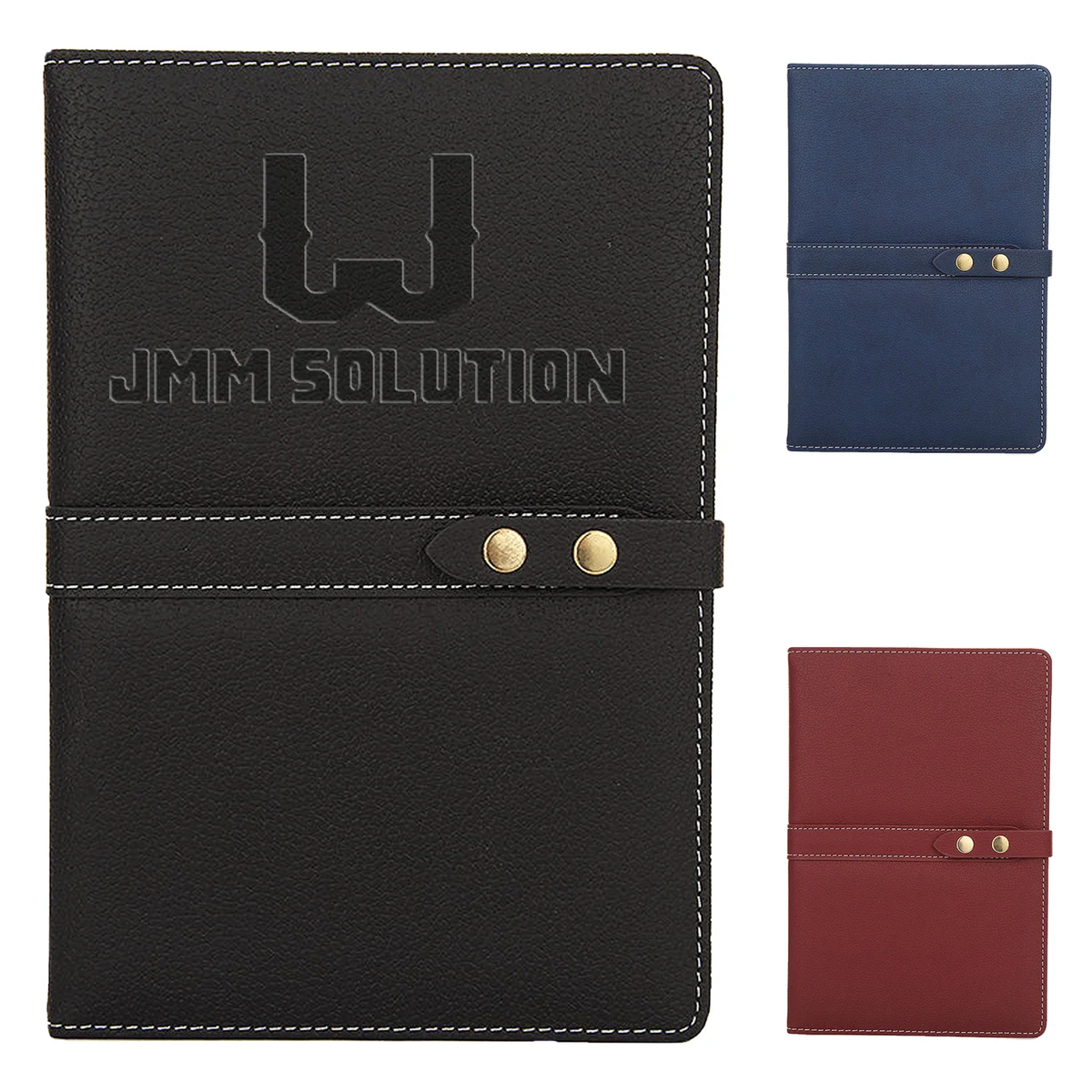 A5 PU Leather Notebook w/ Buckle 1