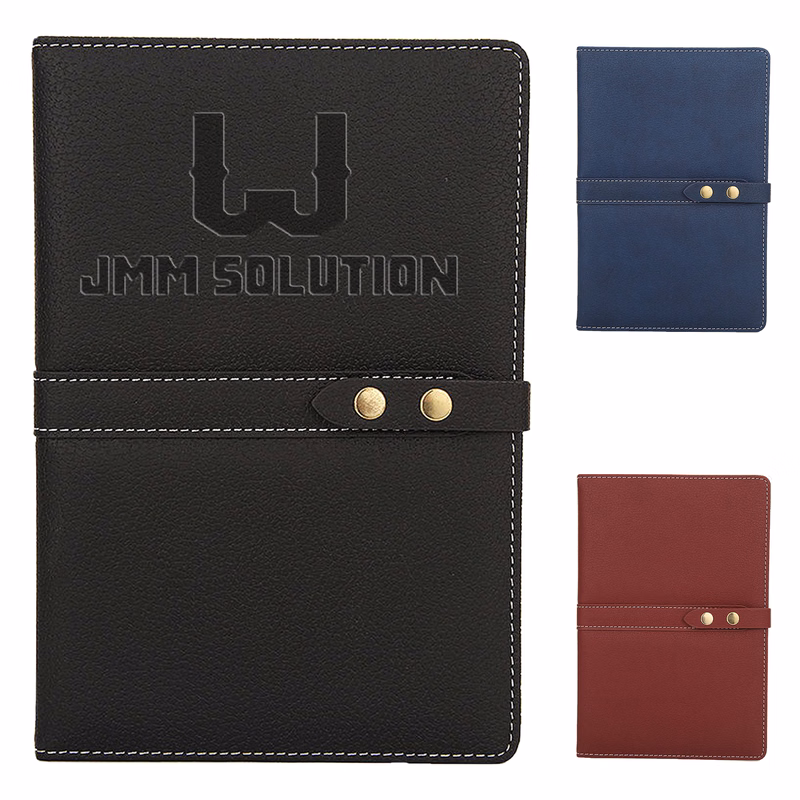 A5 PU Leather Notebook w/ Buckle